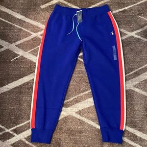 New Men’s Polo Ralph Lauren Side Stripe Joggers Large
